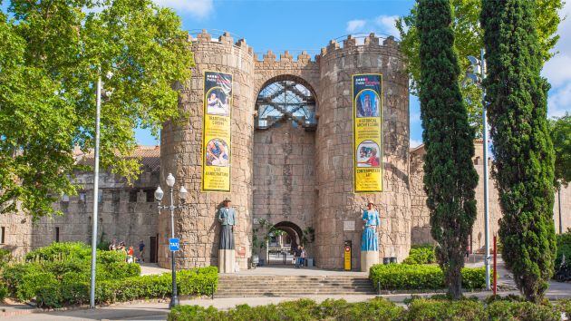 Fachada del Poble Espanyol de Barcelona.