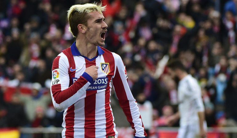 Griezmann celebra el tanto