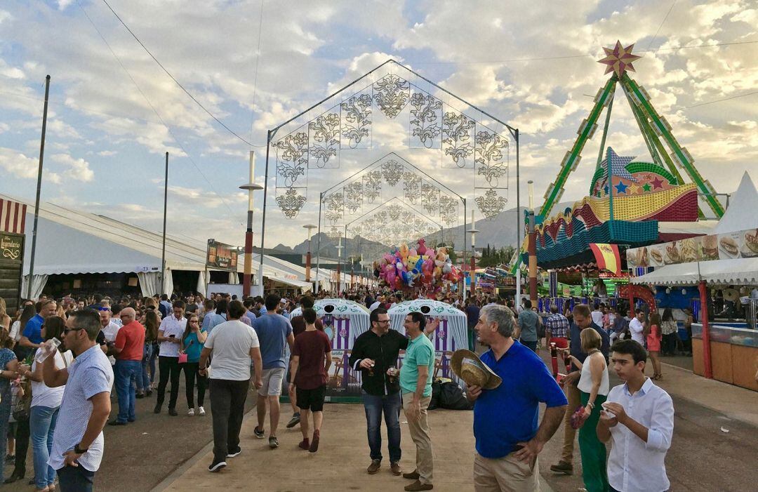 Asistentes a la feria de San Lucas.