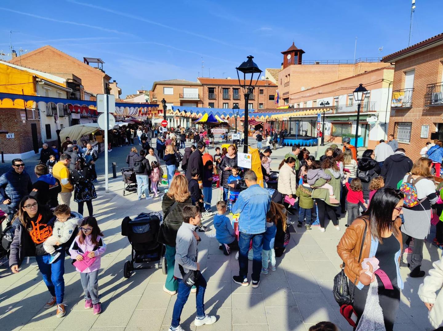 Imagen de la feria medieval en Humanes el pasado 2024