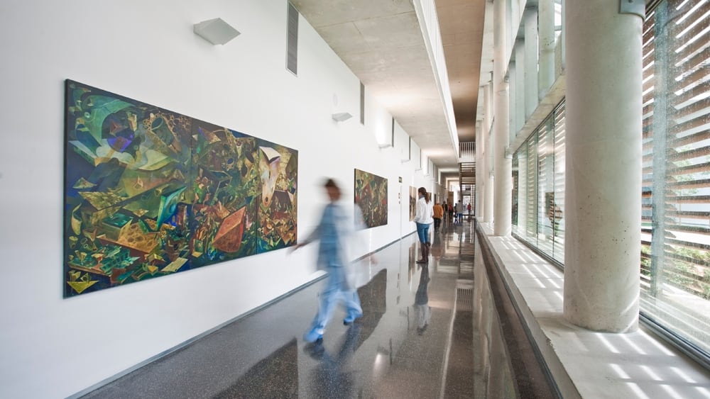 Interior del Hospital de Dénia.