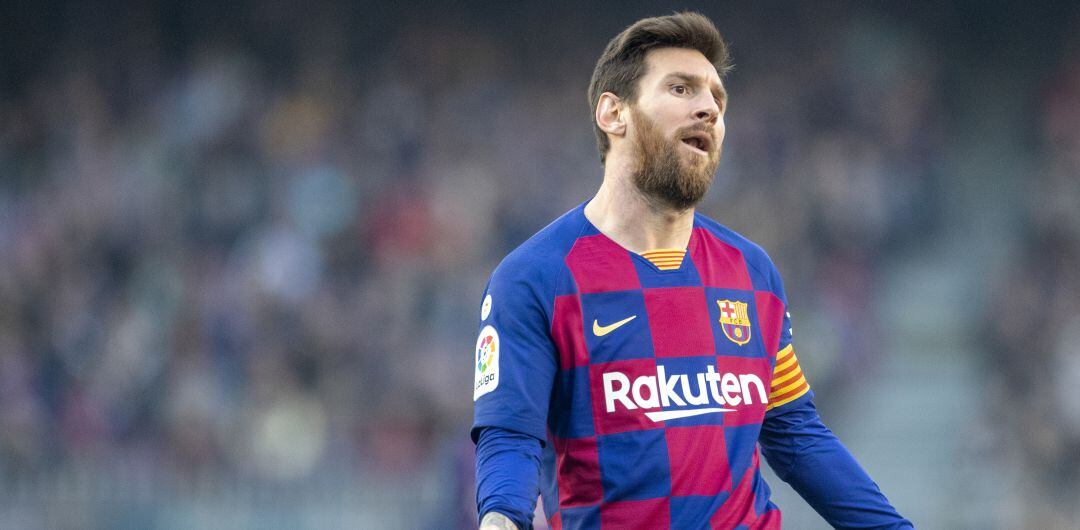 Lionel Messi, durante el partido ante el Getafe