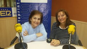 Mª Ángeles García, directora, y María José Díaz, presidenta de la cooperativa que rige Colegio Albanta