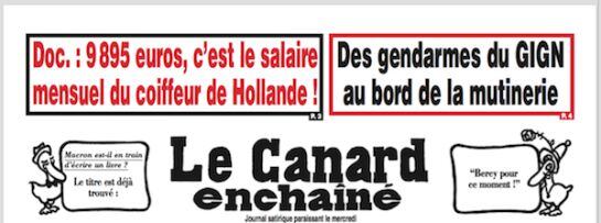 El diario francés &#039;Le Canard enchainé&#039; publicaba el sueldo del peluquero de Hollande.