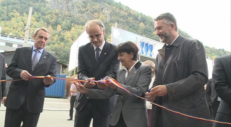 Antoni Martí i Rosa Ferrer en la inauguració de la Fira de l&#039;any passat