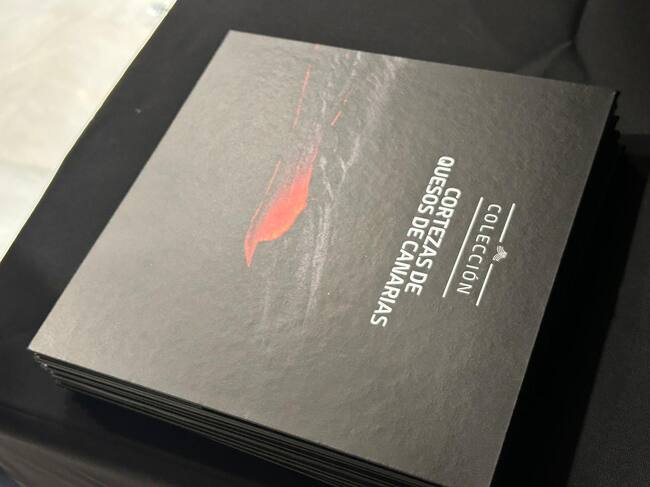 Lámina de quesos canarios entregado por la consejería de Agricultura