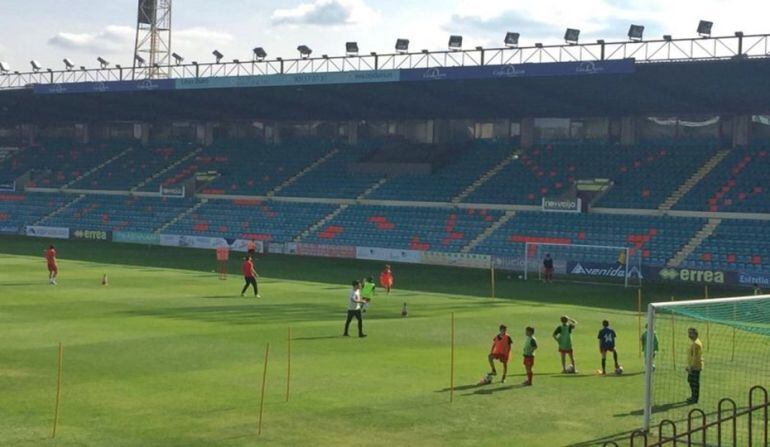 Imagen del Estadio Helmántico en este mes de junio de 2016