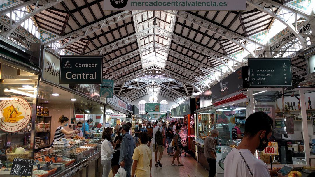 Interior del Mercado Central de València en una imagen de archivo.