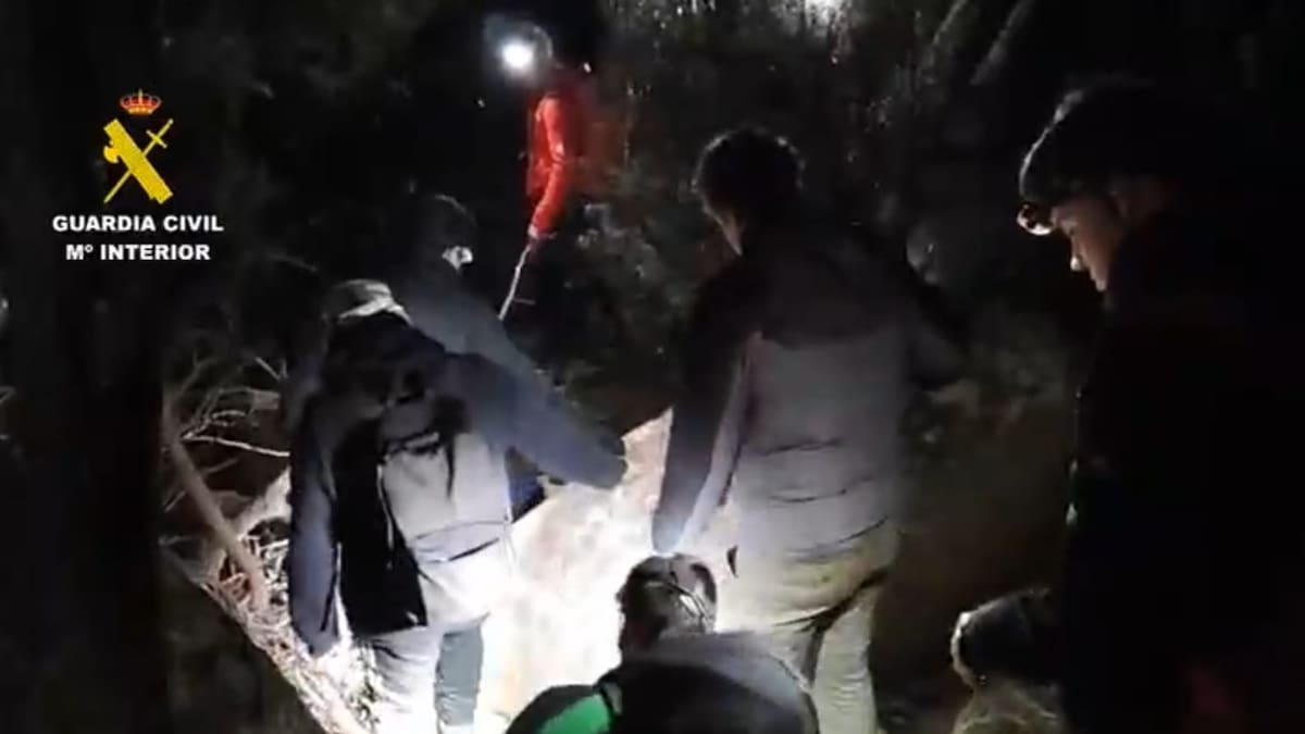 La Guardia Civil rescata a 6 personas atrapadas en La Pedriza