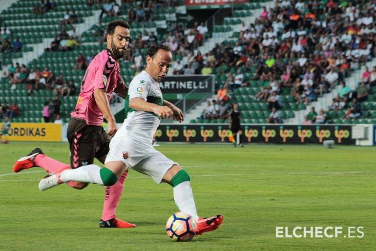 El jugador del Elche C.F. Nino fue el mejor del partido