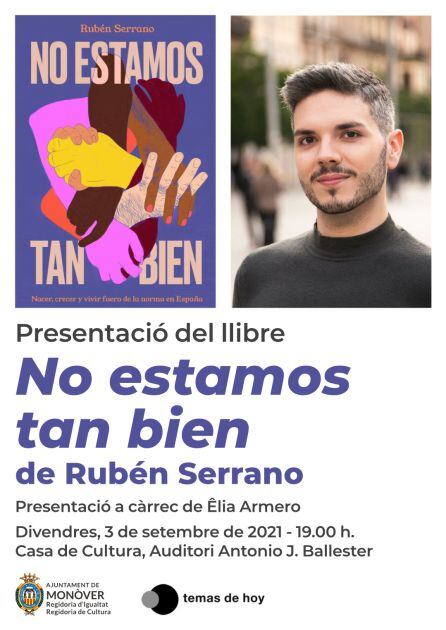 Cartel de la presentación literaria