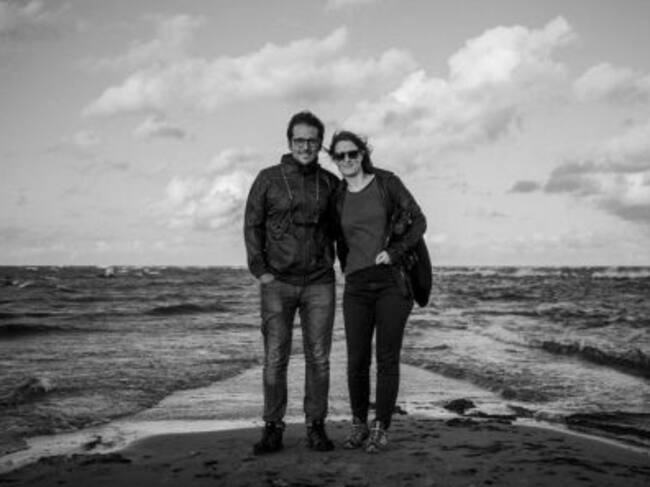 Carlos Pericás y Eli Garmendia