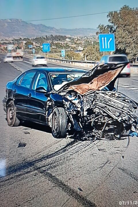 Accidente de tráfico en el Polígono Sapre Lorca