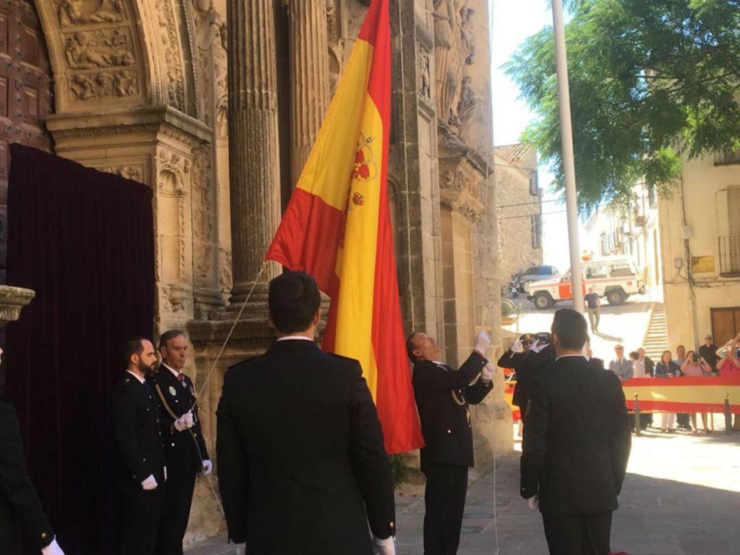 Celebración del dia de la Policía Nacional hoy en Úbeda