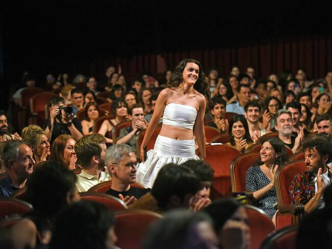La cantante y pianista, Amaia Romero, recibió el galardón 'Un futuro de cine' por su papel en la película "La Mesías"