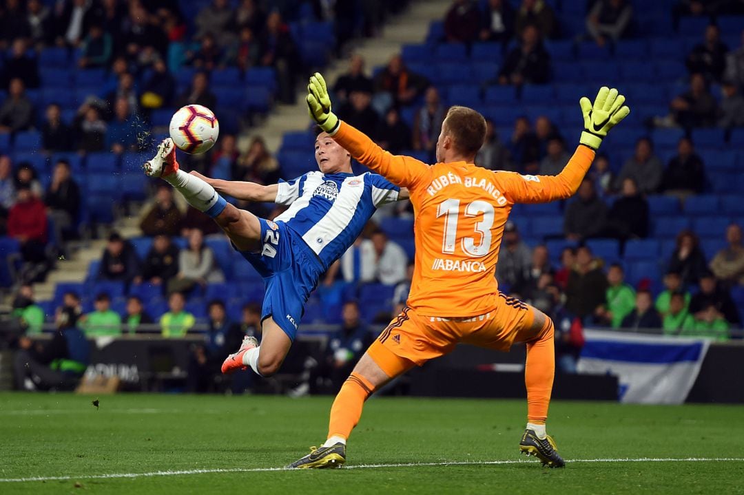 Wu Lei abrió el marcador en el Espanyol Celta 