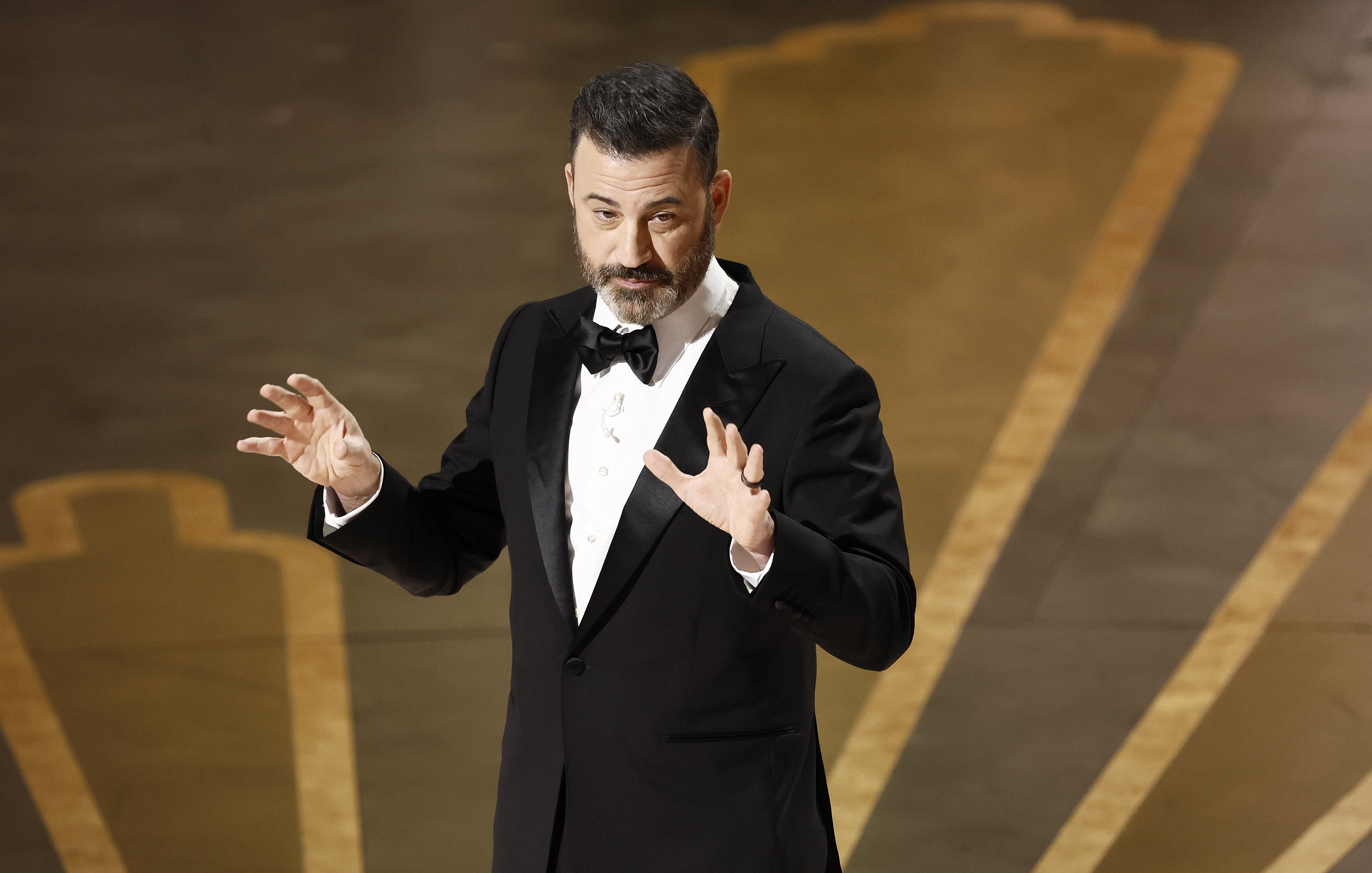 Jimmy Kimmel presentando la gala de los Premios Oscar 2023.