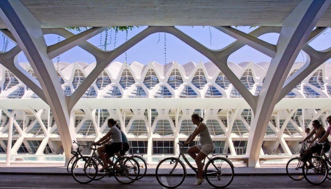 Turistas en València