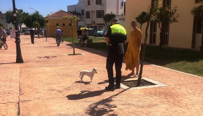 Control canino en las calles de La Línea