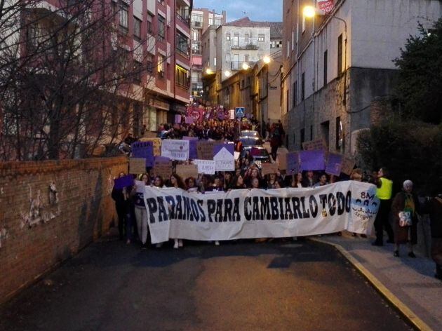 Histórica manifestación del 8M en Segovia