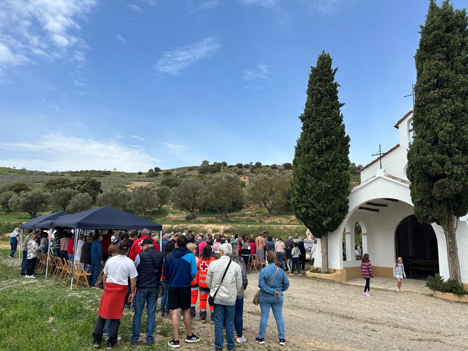 Romería a la ermita de Nuestra Señora la Virgen del Romeral en Binéfar