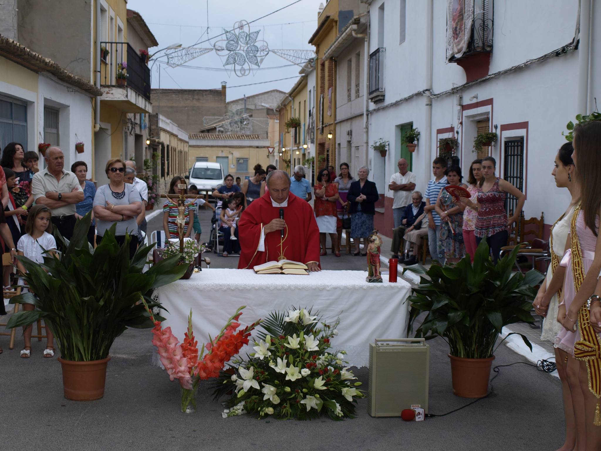 Misa de campaña en Cañada