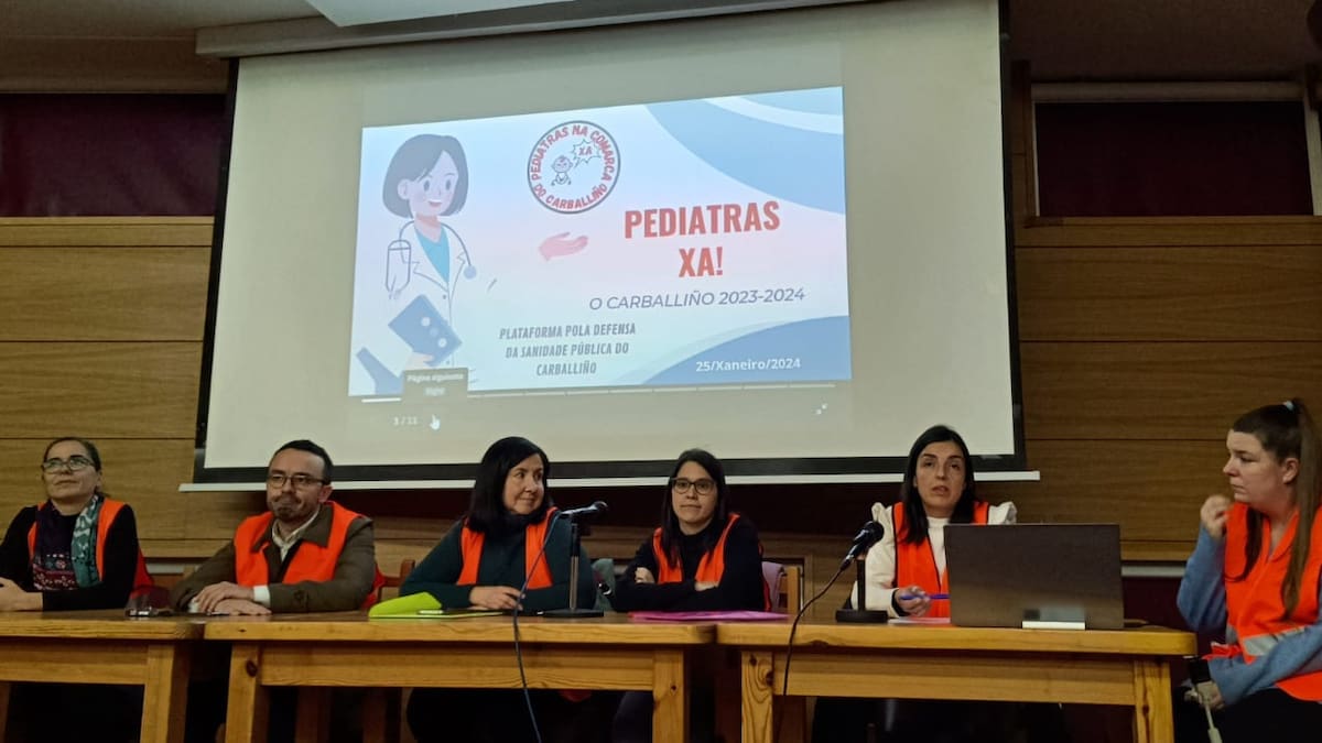 Rocío Valiñas fala do servizo de pediatría do Carballiño