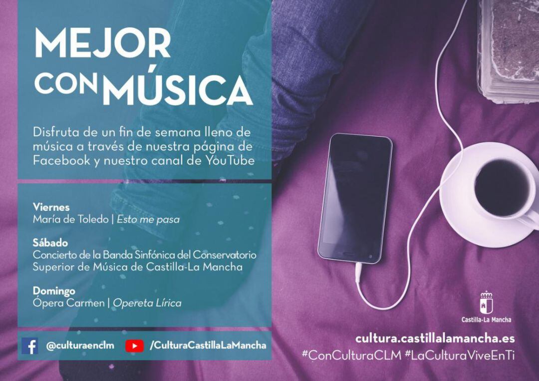 Música y conciertos on line este fin de semana