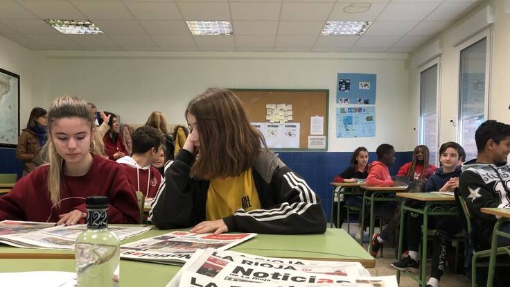 El 'Programa de Fomento de Lectura de Prensa' llegará este año a 800 alumnos y 14 centros