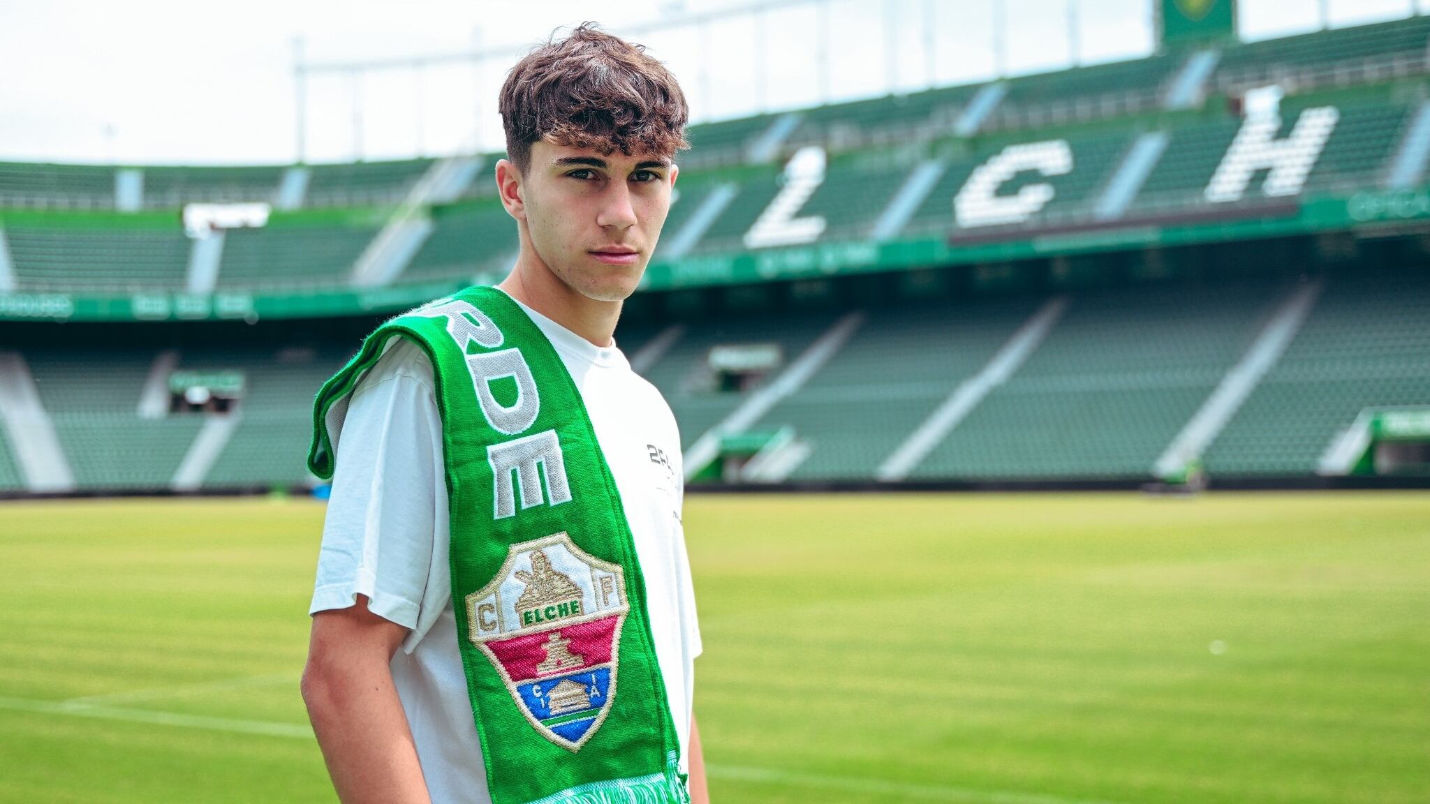Pablo Cerdán sueña con jugar en el Martínez Valero con el primer equipo del Elche