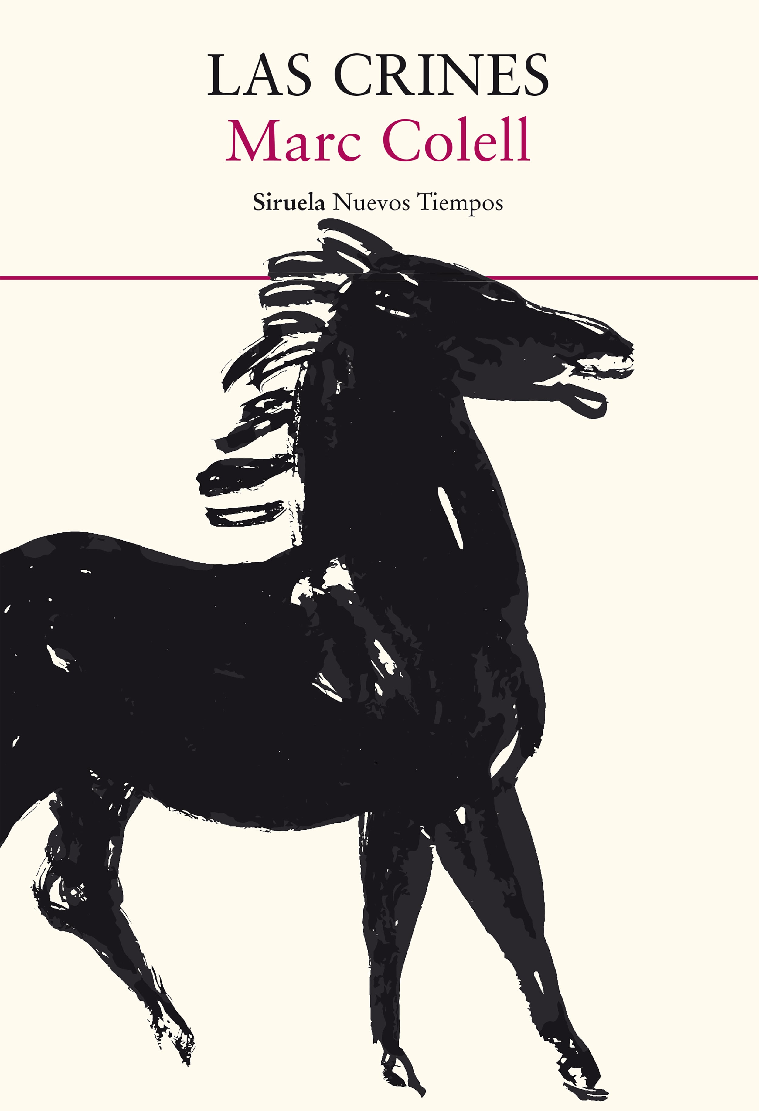 Cubierta de 'Las crines', de Marc Colell