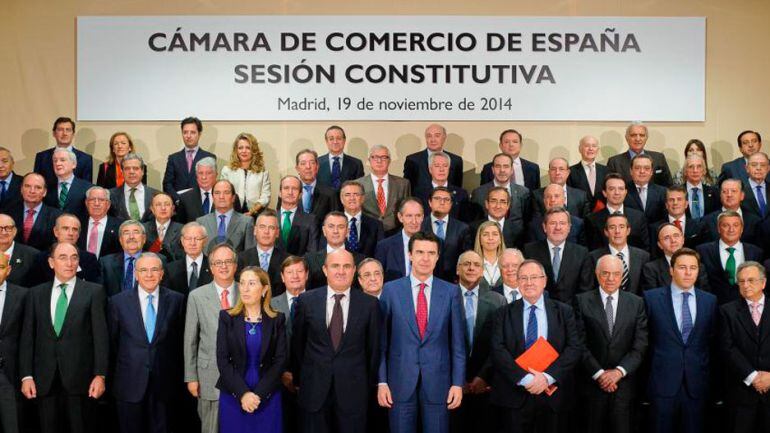 Acto de constitución de la Cámara de Comercio de España en 2014.