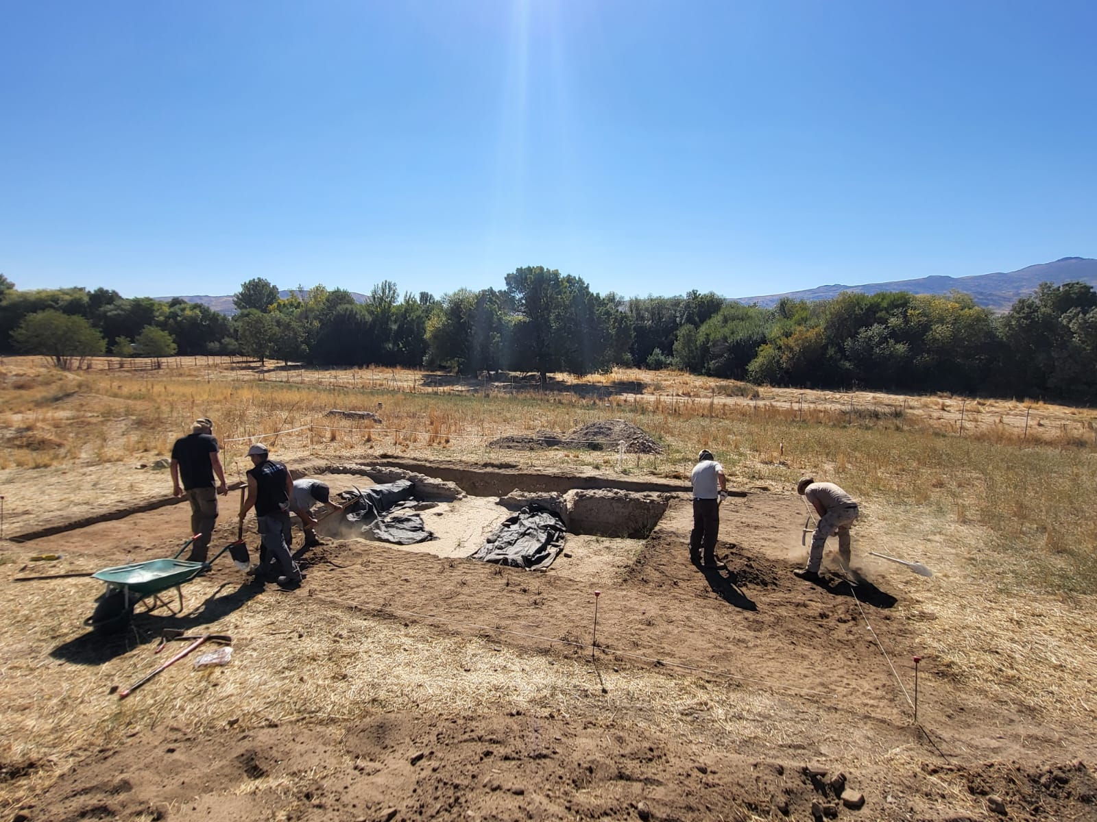 Excavación de la Pared de los Moros