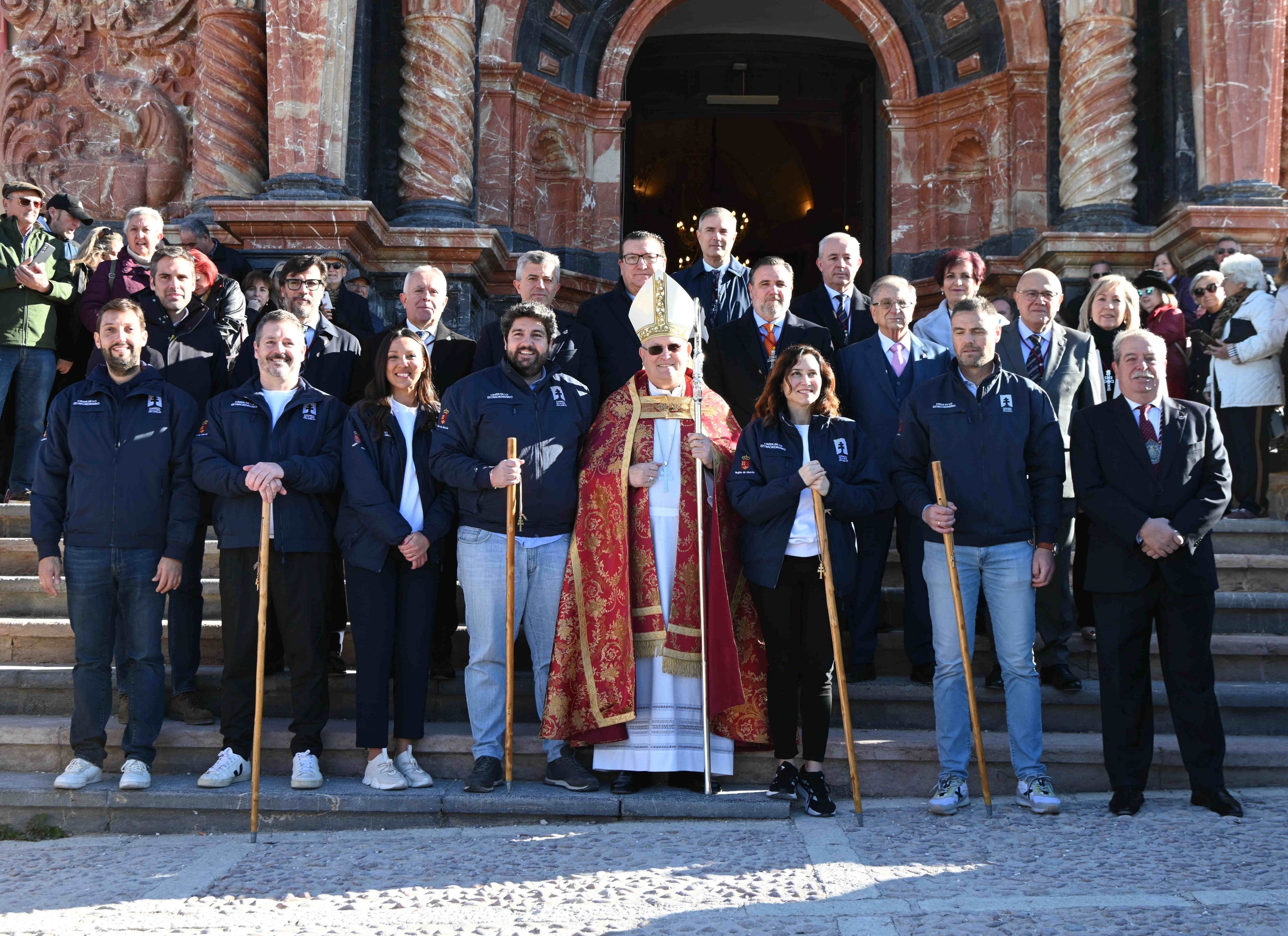 López Miras y Díaz Ayuso visitan Caravaca de la Cruz con motivo del Año Jubilar