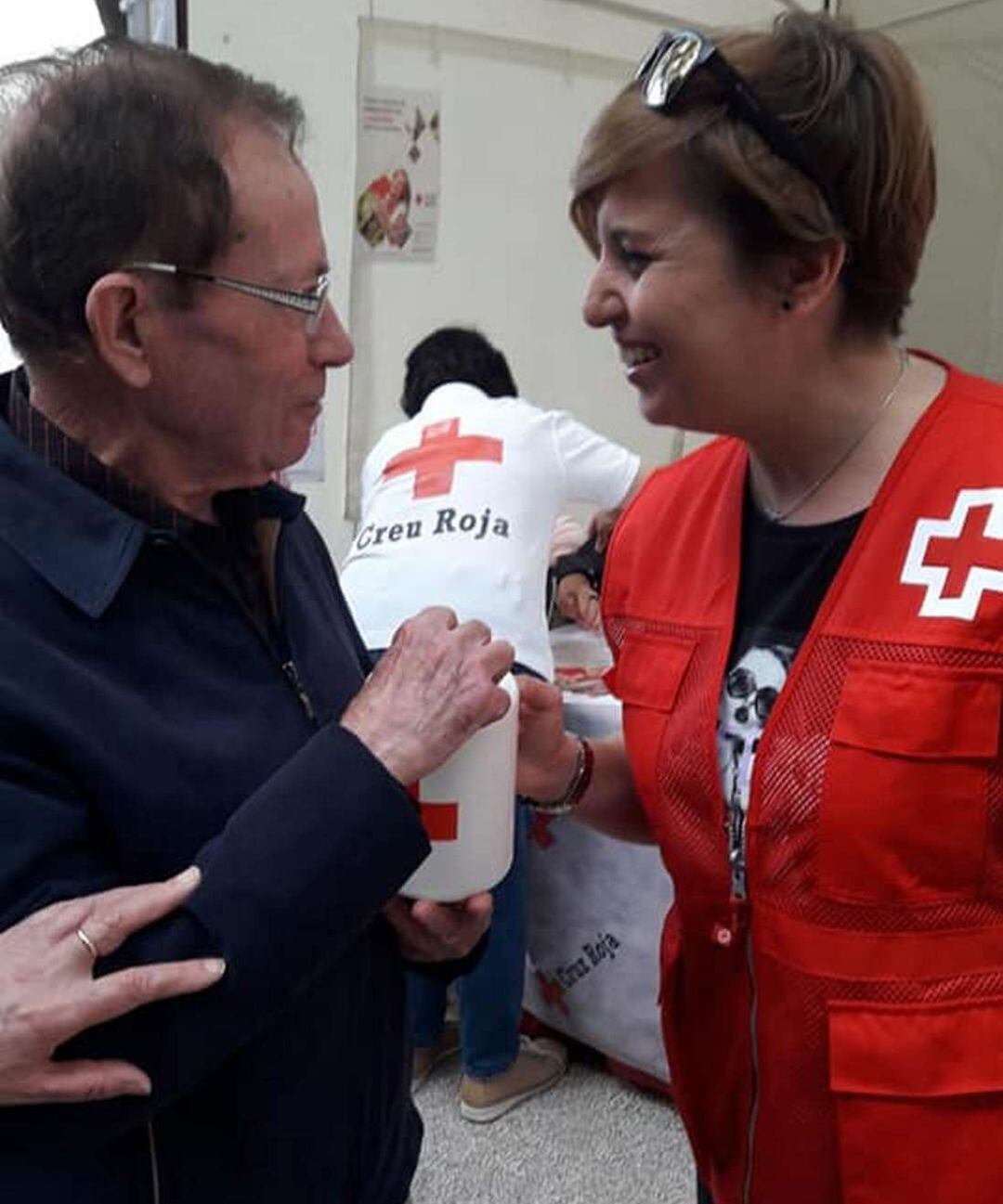 Una de las campañas de donación en Gandia