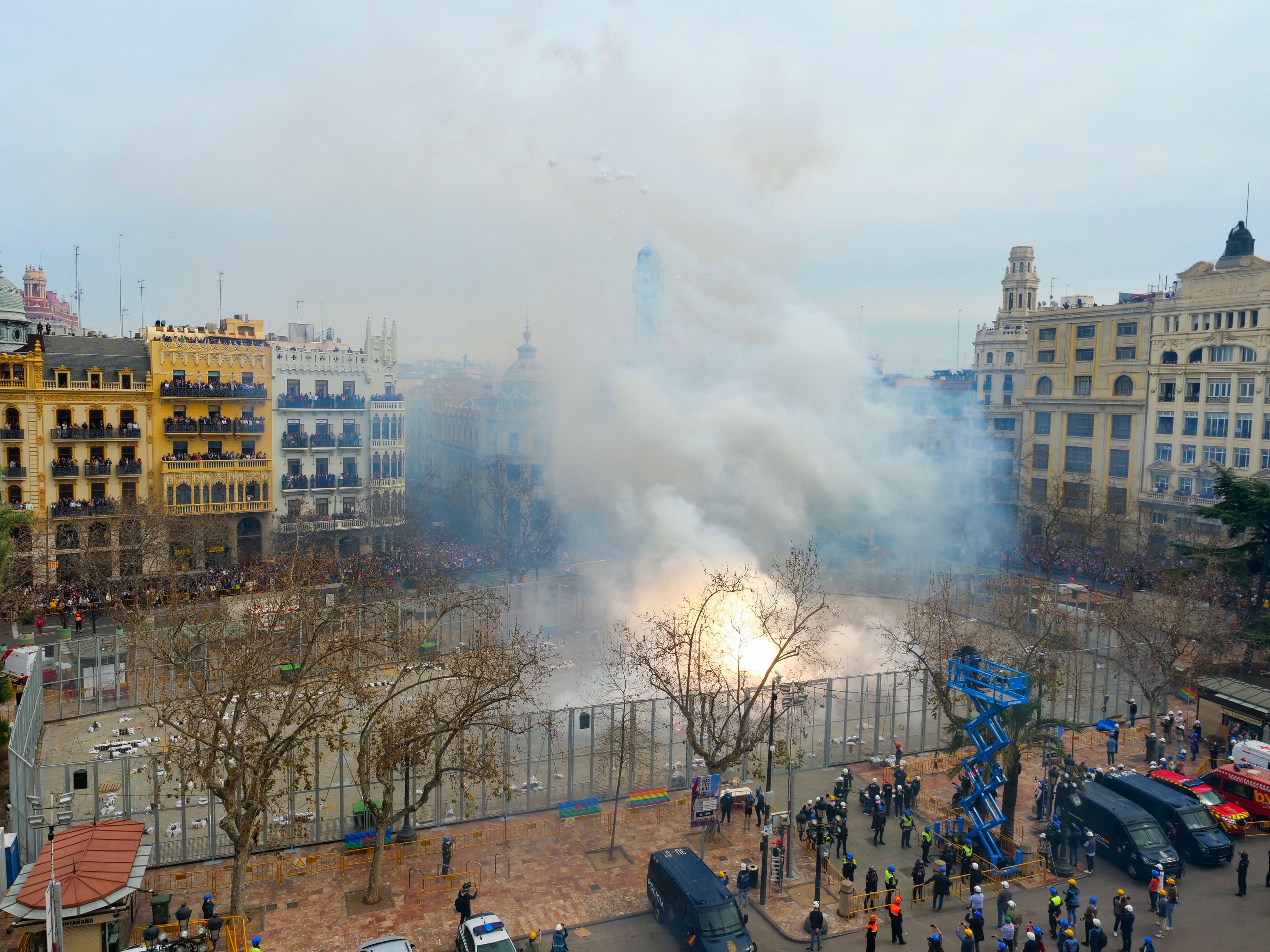 Novena Mascletà de las Fallas 2023, con pirotecnia Nadal-Martí de L&#039;Olleria