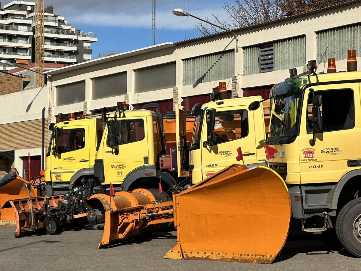 Huesca contará con 25 máquinas quitanieves y 42 efectivos en el Plan de vialidad invernal de la DGA