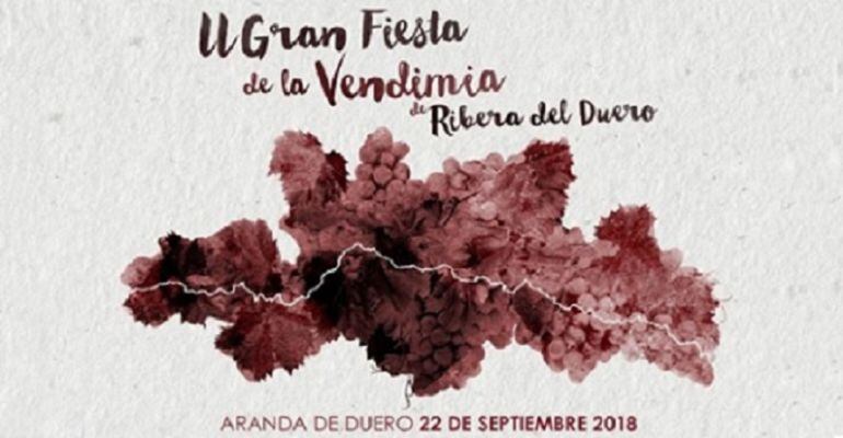 Cartel anunciador de la II Fiesta de la Vendimia