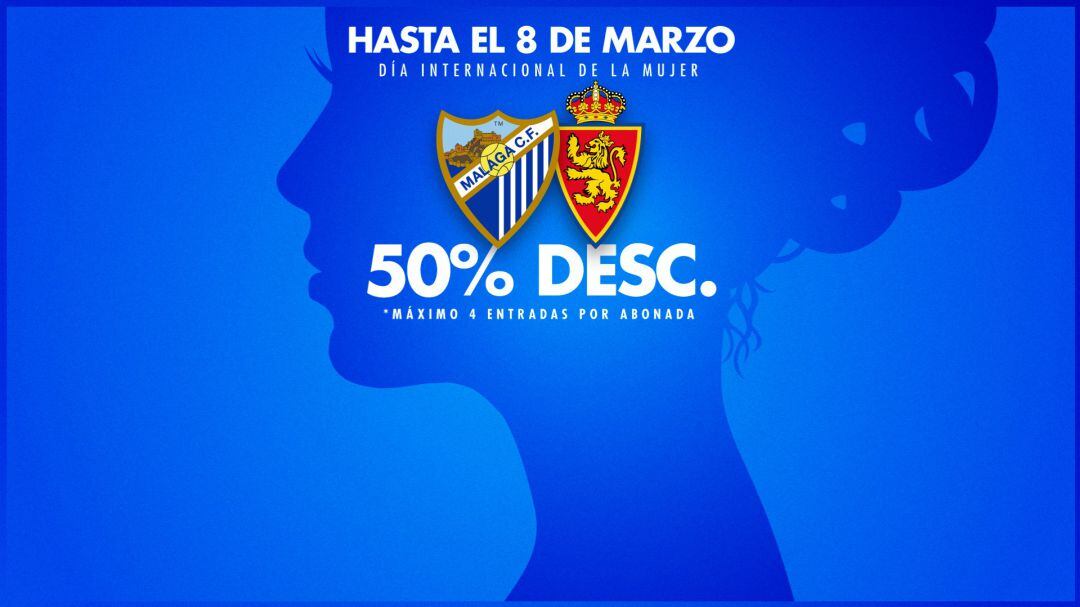 El Málaga presente en el Día Internacional de la Mujer