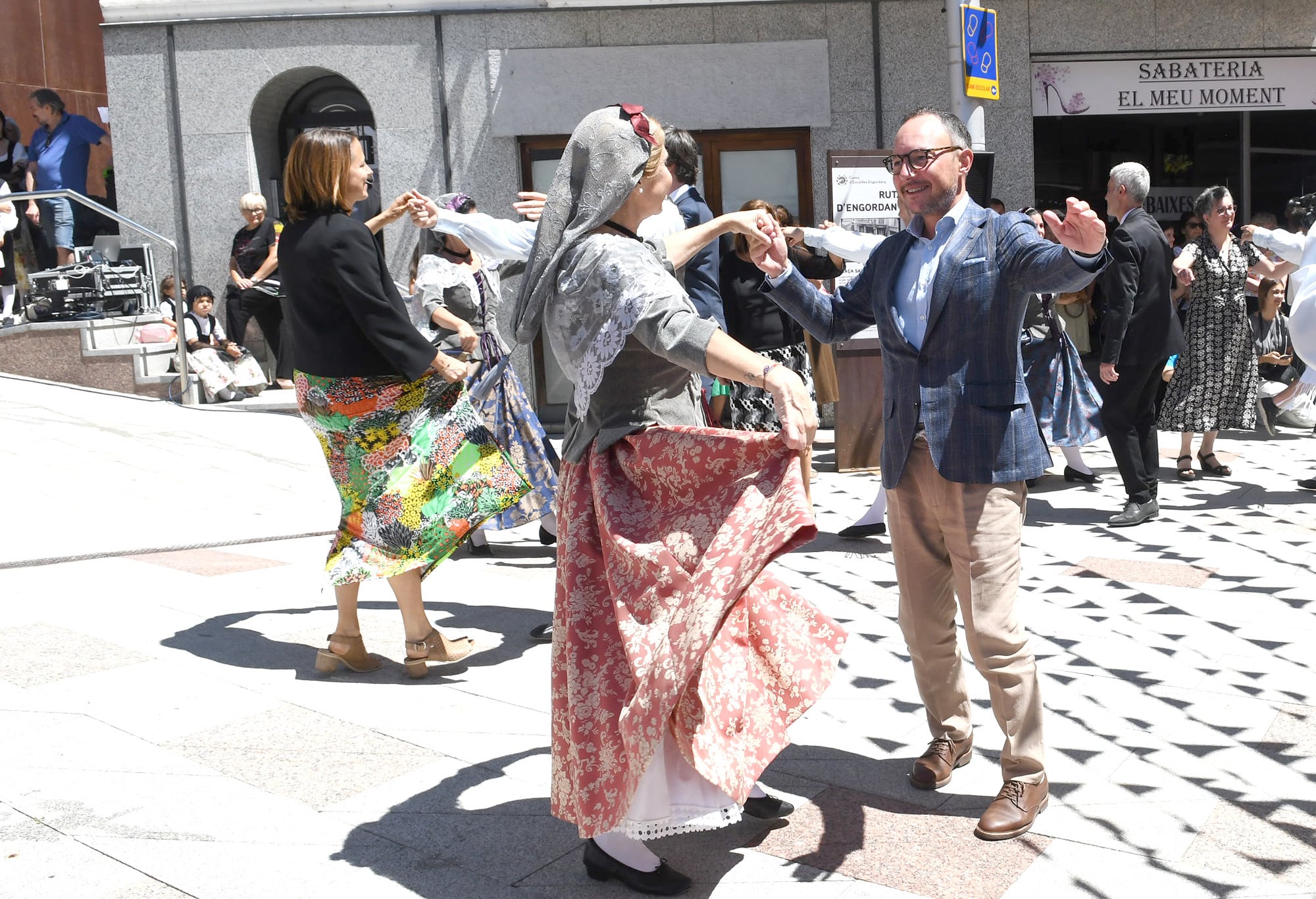 Xavier Espot durant un moment de la festa major d&#039;Escaldes-Engordany.