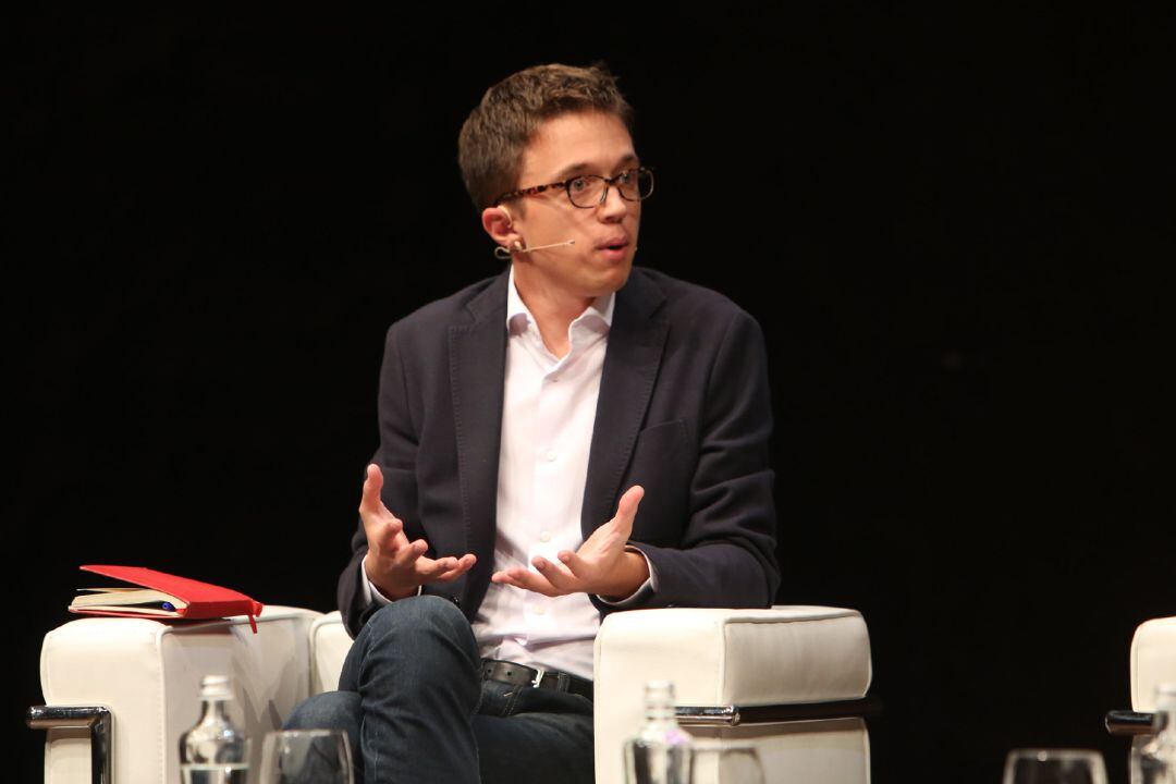 Iñigo Errejón durante un acto público la semana pasada