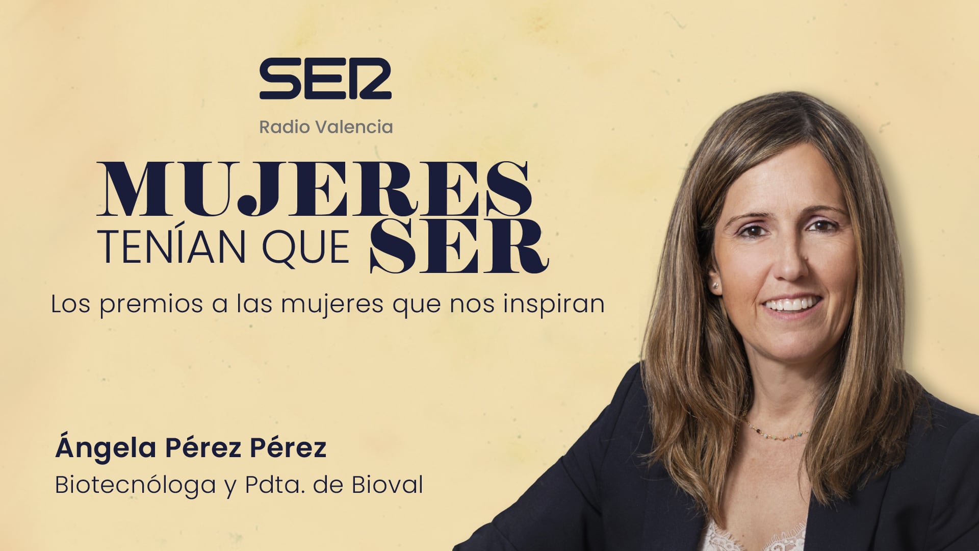 Ángela Pérez, premios Mujeres Tenían que SER Radio Valencia