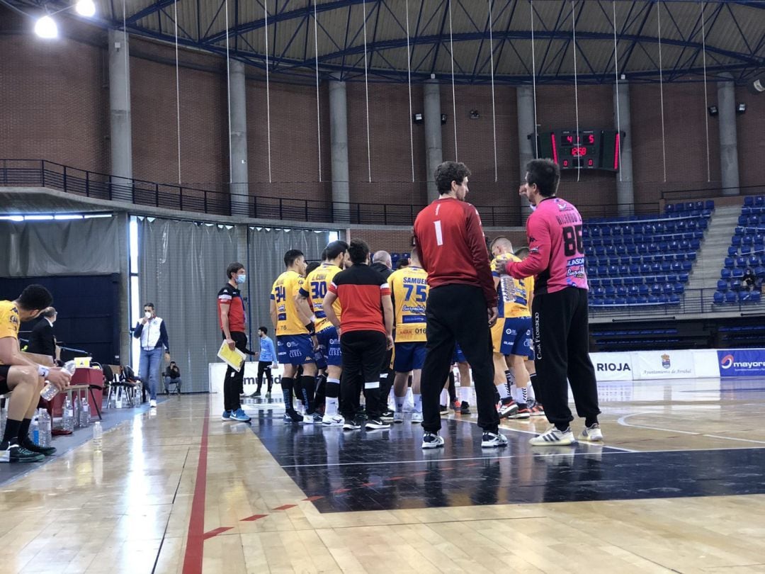 El BlasGon y CERES Villa de Aranda en el Palacio de los Deportes de Logroño.