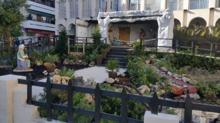 Detalle del poblado navideño de Lucena