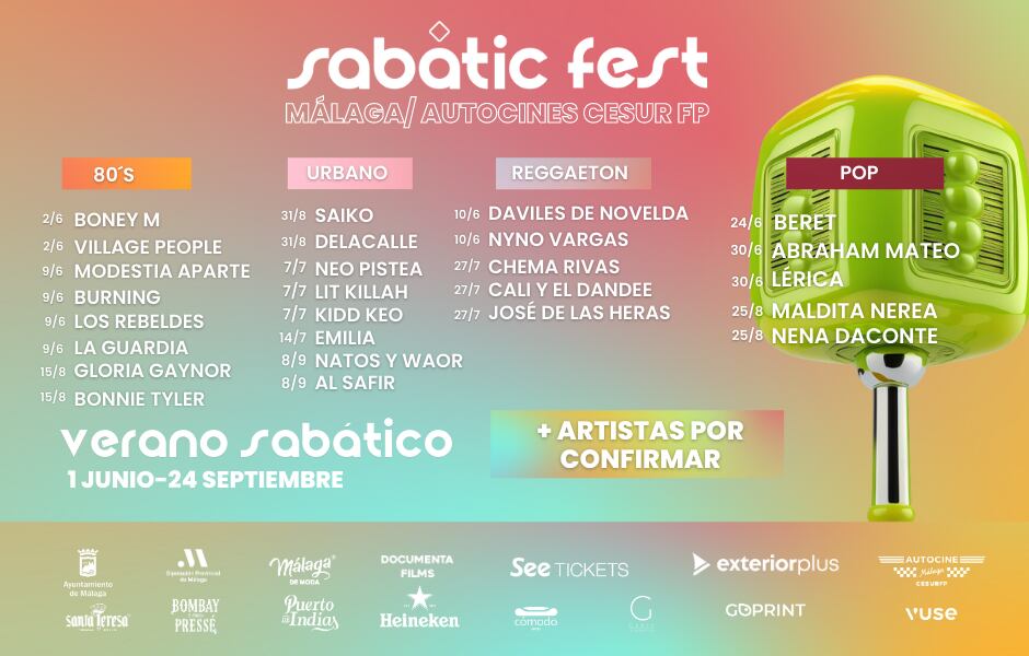 Cartel Sabatic Fest Málaga
