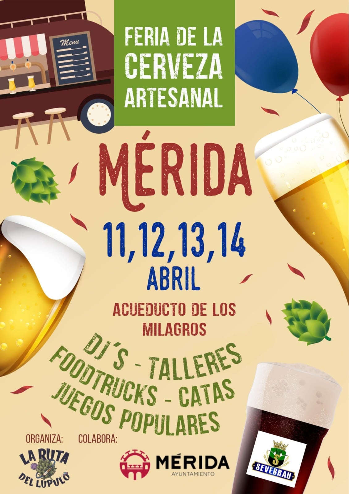 Cartel Feria de la Cerveza Artesanal