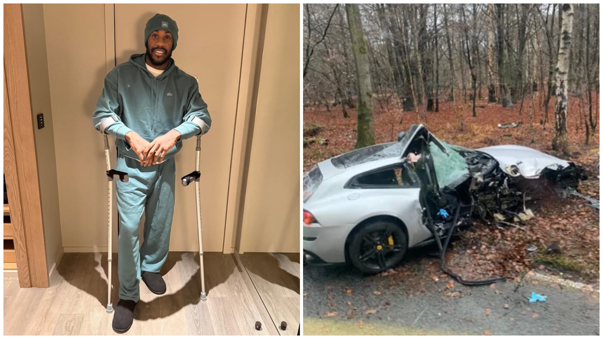 Primera imagen de Michail Antonio tras su grave accidente de tráfico