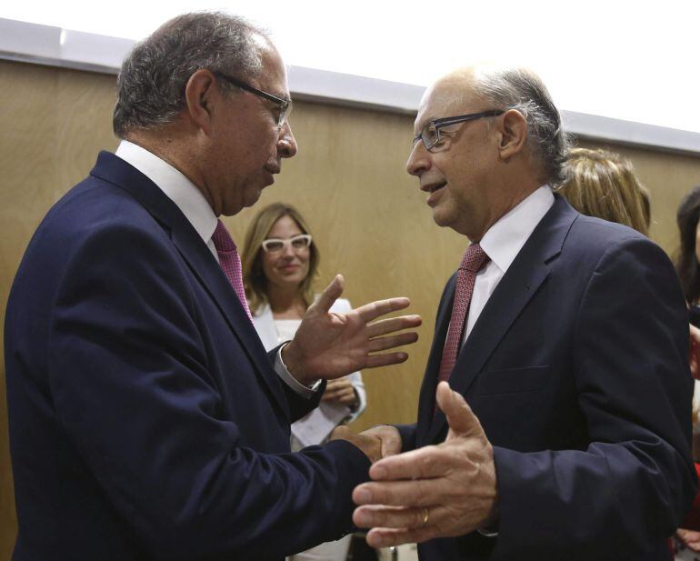 Fernando Gimeno, en su último encuentro con Montoro en el Consejo de Política Fiscal y Financiera