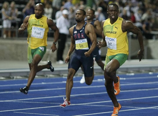 Bolt comienza a distanciarse de Gay y Powell