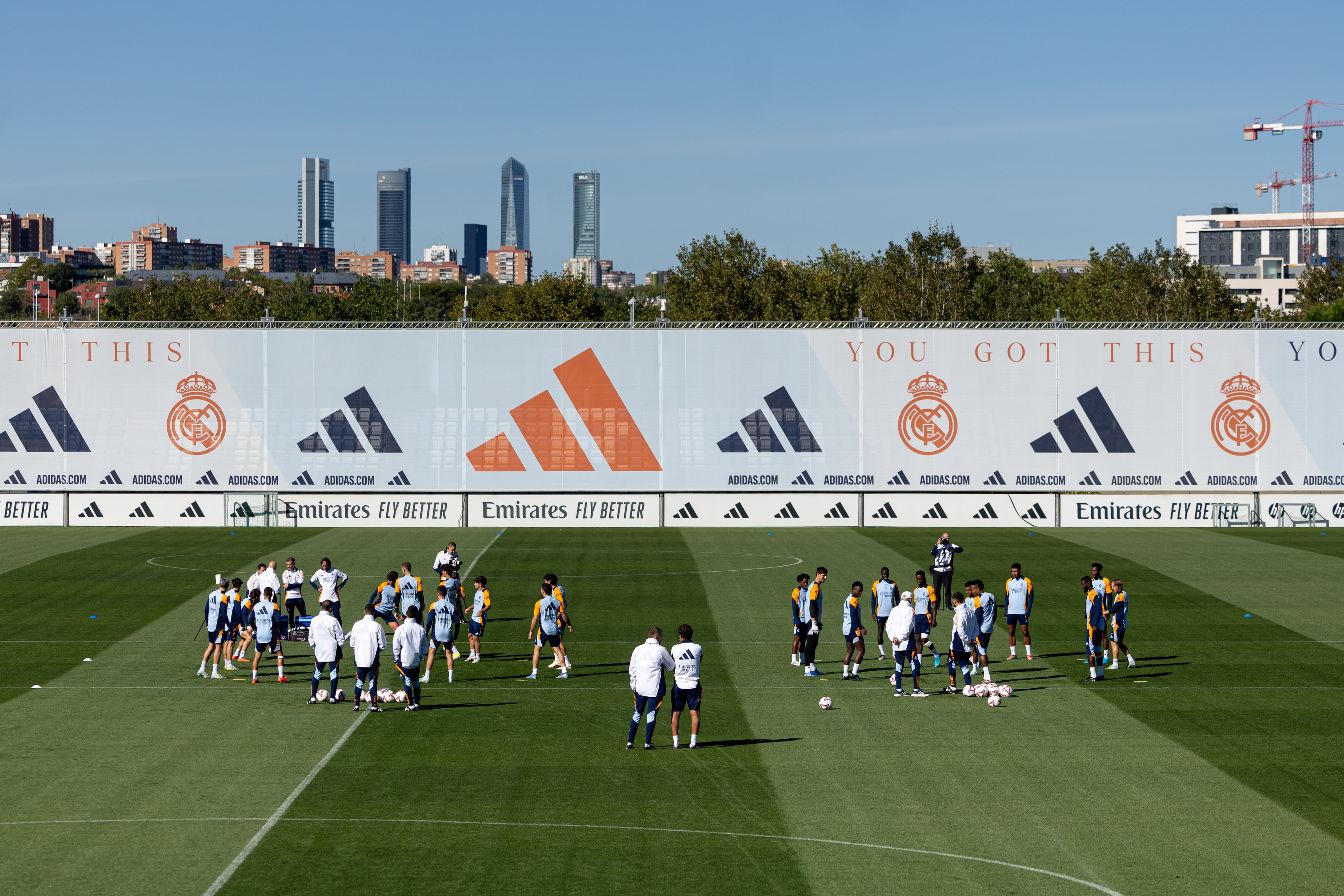 Imagen de un entrenamiento del Real Madrid en Valdebebas / EFE